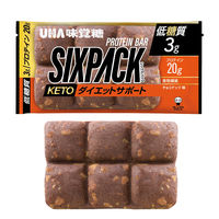 UHA味覚糖 SIXPACKケトプロテインバー チョコナッツ　10個