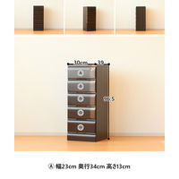 【軒先渡し】サン ストーム サイド収納 幅300×奥行390×高さ965ｍｍ ブラウン 33134 1台（直送品）