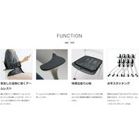 【組立設置込】プラス NEWMAL 会議イス ホワイトシェル モスグリーン MB-NM50S 1脚（直送品）