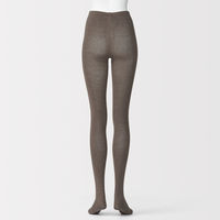 無印良品 レディース 婦人 足なり直角 かかとに合う タイツ 婦人Ｍ モカブラウン 良品計画