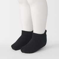 無印良品 ベビー 足なり直角 スニーカーイン（３足組） １１～１５ｃｍ ブルー・ネイビー・グレー 良品計画