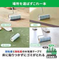 コロコロ スペアテープ 取り替え フロアクリン 1.5倍巻 約60周 1パック（2巻入×6パック）ニトムズ