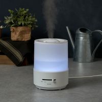 ライフオンプロダクツ 上部給水 超音波式アロマ加湿器 PBAHF002ーWH 1台