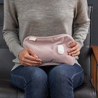 ライフオンプロダクツ カバーなしで使える 蓄熱式湯たんぽ スモーキーピンク LCAWA007-SP 1台