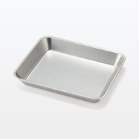 【まとめ買いセット】無印良品 ステンレス バット 約21×17×高さ3cm 1セット（1個×12） 良品計画