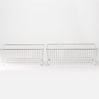 【まとめ買いセット】無印良品 ステンレスバスケット 小 約幅37×奥行27×高さ15cm 1セット（1個×4） 良品計画