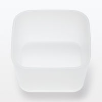 【まとめ買いセット】無印良品 ポリプロピレン整理ボックス1 約幅8.5×奥行8.5×高さ5cm 1セット（1個×36） 良品計画