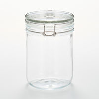 【まとめ買いセット】無印良品 ソーダガラス密封ビン 約750ml 1セット（1個×12） 良品計画