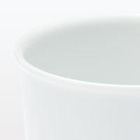 【まとめ買いセット】無印良品 白磁洗面コップ 約直径6.8×高さ8cm 1セット（1個×12） 良品計画