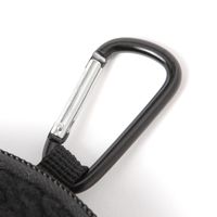 ボアミニサークルポーチ ブラック LAKOLE/ラコレ