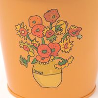 (世界の名作)ミニバケツ ひまわり 小物収納　LAKOLE/ラコレ