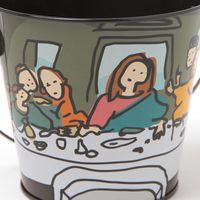 (世界の名作)ミニバケツ ラストサパー　小物収納 LAKOLE/ラコレ