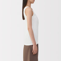 無印良品 レディース 婦人 あったか綿 タンクトップ 婦人Ｓ オフ白 良品計画