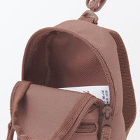 無印良品 ミニ 撥水リュックサック モカブラウン タテ１２×ヨコ９×マチ４．５ｃｍ 良品計画