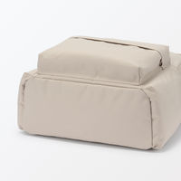 無印良品 肩の負担を軽くする 撥水リュックサック ライトベージュ タテ４３×ヨコ３２×マチ１４ｃｍ 良品計画