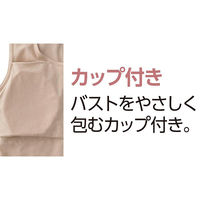 ディーエーピー カップ付レースノースリーブホックインナー ブラウン LL W0180022913 1枚（直送品）