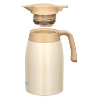 サーモス 卓上ポット 1500ml クリームホワイト TTB-1501 CRW 1個（わけあり品）