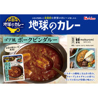ハウス食品 地球のカレー ゴア風ポークビンダルー 中辛 150g 1セット（1個×3）レンジ対応 レトルト