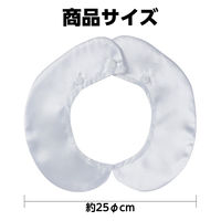 アーテック ソフトサテン 付け襟 白 19249 1セット(1枚×4)（直送品）
