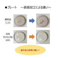 ペーパーウェア 竹パルプ ペーパープレート ハード 22cm 1箱（800枚：50枚入×16袋）