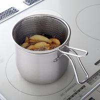 ステンレス マルチポット 2.1L IH・ガス火対応 G031 1個（4点セット） 中山福