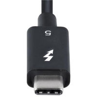 Startech.com Thunderbolt 5ケーブル 1m 8K60Hz 240W PD ブラック TBLT5MM1M240W 1個（直送品）