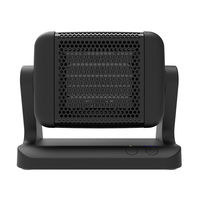 TOPLAND コンパクトセラミックヒーター 300W 電波式・レーダー人感センサー 省電力 SC-CH25BK 1台