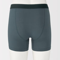 無印良品 メンズ　紳士 なめらか 前開きボクサーパンツ 紳士Ｍ ダスティブルー 良品計画