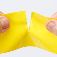 アスクル 現場のチカラ カラー布テープ 黄 幅50mm×長さ25m エコノミータイプ 1巻 オリジナル