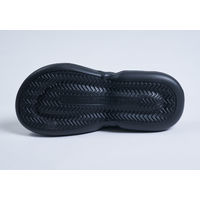 山善（YAMAZEN） EVAサンダル  Mサイズ 24.0～26.0cm ブラック YEーBKM 1足