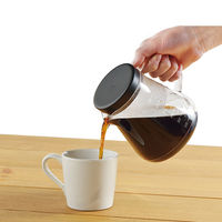 コーヒーサーバー コーヒーポット 750mL ブラック ストロン TW-3727 1個 食洗機対応 割れにくい 日本製 曙産業