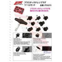JTC プラスチックドレン&トルクレンチセット JTC6215X 1個（直送品）