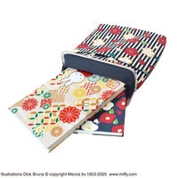 セントレディス ミッフィー 御朱印帳ポーチ( がま口)縞梅 ST-CNMF0013 1セット(2個入)（直送品）