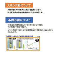 キクロン キクロンPRO スポンジたわし ソフト グリーン B-611 1個 63-5703-54