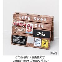 アイワ金属（AIWA METALS） すのこでカンバン ブラック AP-3008B 1セット 63-7906-94（直送品）