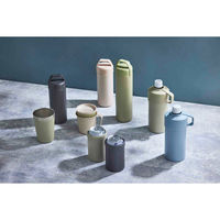 逸品社 缶ホルダー 350ml 保冷 STOS 缶クーラーケース ステンレス チャコールグレー 422822 1個（直送品）