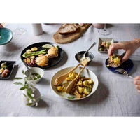 丸利玉樹利喜蔵商店 プレート 23cm L KASANE カサネ 陶器 ブラック 444878 1個（直送品）