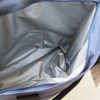 保冷 保温 トートバッグ 大 22L 約縦42×横45×マチ18.5cm ネイビー 1セット（1個×3） オカザキ