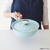 【アウトレット】深型フライパン 26cm 蓋付き IH ガス火対応 ブルー LPTーP26FBU 1個 マイヤー