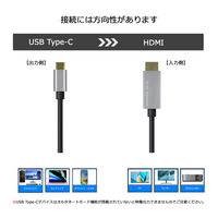 Vodaview 8K USBーC to HDMI 変換ケーブル 2.0m VV-UCHD020-8UH-SV 1本