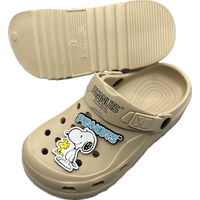 コマリヨー スヌーピー EVA厚底クロッグサンダル BEG 25.0cm  8343ー03 1足