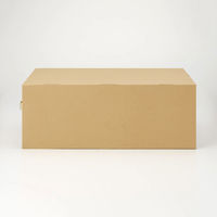 無印良品 ダンボール衣装ケース 引出式 ベージュ 奥行65cmタイプ 1セット（1個×5） 良品計画（わけあり品）