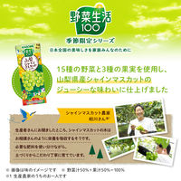 カゴメ 野菜生活100 山梨シャインマスカットミックス 195ml 1箱（24本入）