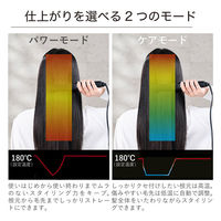 ストレート ヘアアイロン 25mm シルクコーティング プロテクトイオン ブラック NIS500B-K テスコム 1個（直送品）