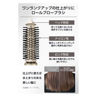 カールドライヤー マイナスイオン 軽量 冷温風 ブラシ2種 シンプル操作 ゴールド TC365A-N/E テスコム 1個（直送品）