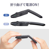 サンワサプライ 静音ワイヤレス IR LEDマウス(5ボタン・薄型) MA-WIS5117BK 1個