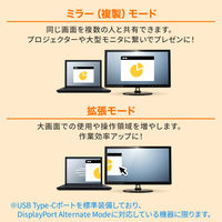 サンワサプライ USB Type CーHDMI変換アダプタ(4K/60Hz/HDR) AD-ALCHDR04TK 1個