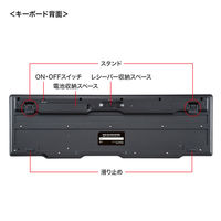 サンワサプライ 静音マウス付きワイヤレスキーボード(USB A接続) SKB-WL40ASETBK 1個