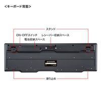 サンワサプライ 静音マウス付き2.4GHzワイヤレスキーボード(TypeーC接続) SKB-WL40CSETBK 1個