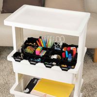 JEJアステージ リセスタイルワゴンポケット4個セット　ブラック 4528302912839 1セット(4個入)